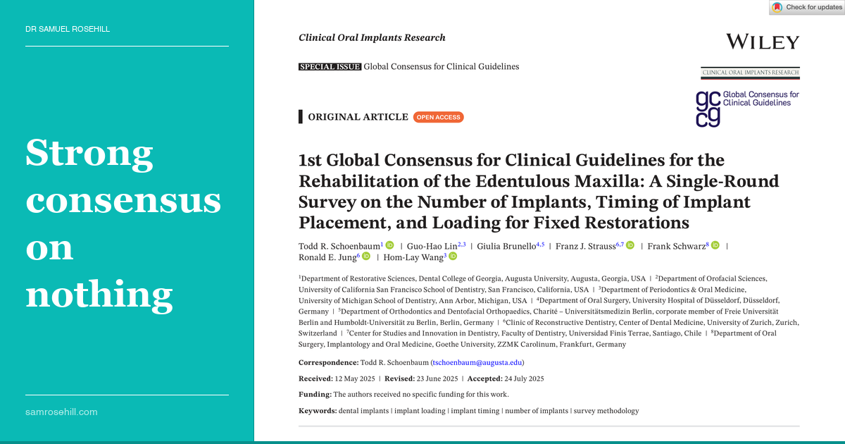 Where the Global Consensus Ran Out of Answers