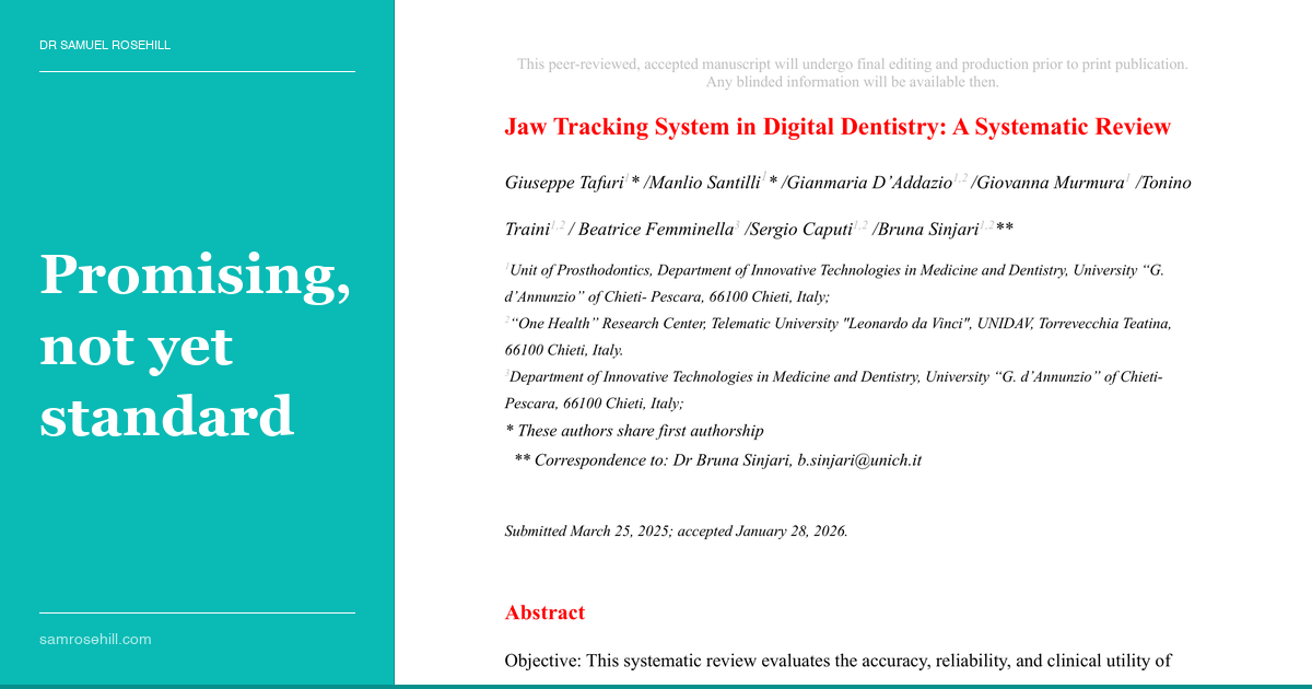 Jaw Trackers Are Genuinely Impressive — Just Ask Any Lab Technician Who's Never Met One