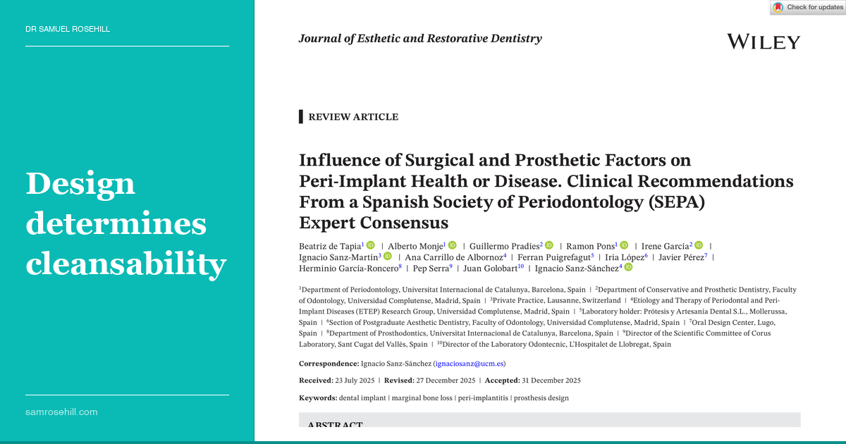 The Peri-Implantitis We Designed In